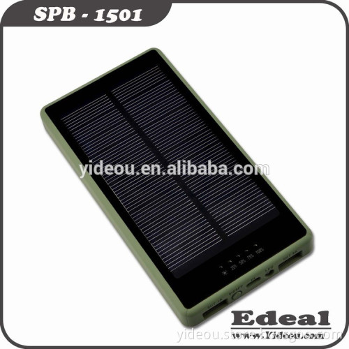 7000mAh 10000 mAh solar power bank with dual output